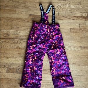 Kamik girls snow pants size 7.
